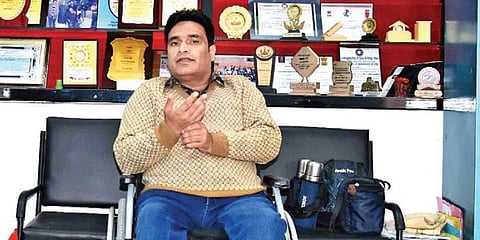 Javed Ahmad Tak's school is currently teaching 120 differently-abled students. (Photo| EPS)
