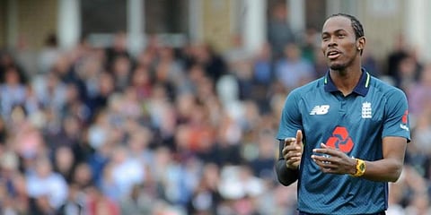 England fast bowler Jofra Archer (Photo | AP)