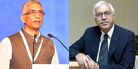 Former Water Secretary Parameswaran Iyer (L) and ex-Chief Election Commissioner SY Quraishi. (Photo| EPS)