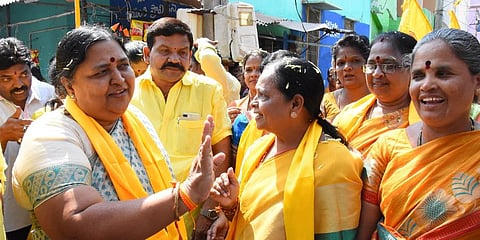 TDP's Tirupati Lok Sabha candidate Panabaka Lakshmi (File Photo | EPS)