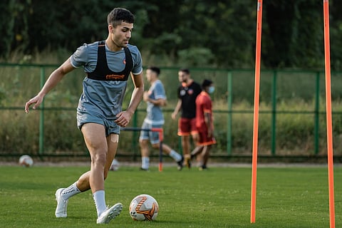 Ishan Pandita During the Training Session (Photo | EPS)