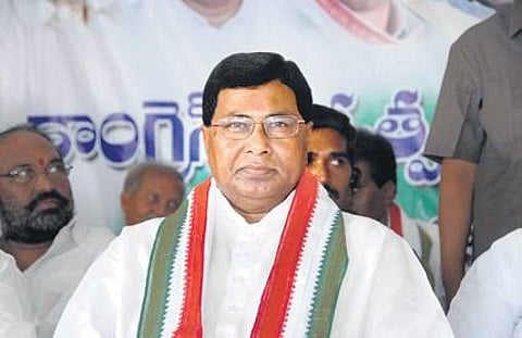 Former Telangana minister and Congress leader Kunduru Jana Reddy