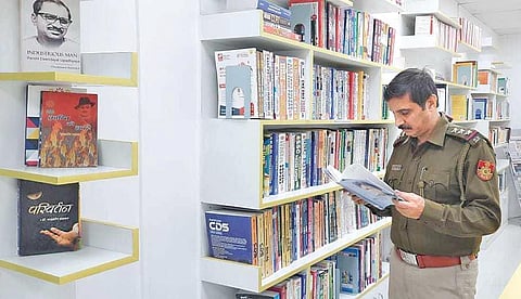 The Delhi Police Public Library at RK Puram Poice Station| GAYATHRI MANI