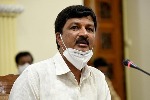 Ramesh Jarkiholi, former Minister of Water Resources, Karnataka. (Photo | Nagaraja Gadekal, EPS)