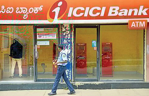 ICICI bank ATM in Bengaluru. (File | EPS)