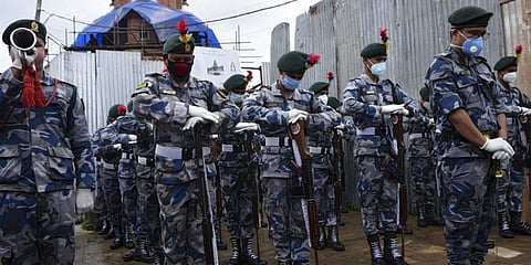 Nepal Armed Police Force personnel. (File Photo | AFP)