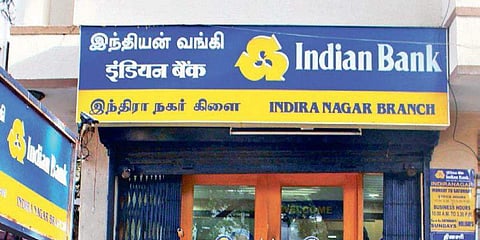An Indian Bank branch. (File photo| Express)