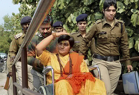 BJP MP Pragya Thakur. | (File | PTI)