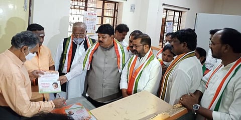 Congress campaign for the Graduate MLC elections (Photo | EPS)