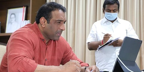 Andhra Industries and Commerce Minister Mekapati Goutham Reddy (File Photo | EPS)