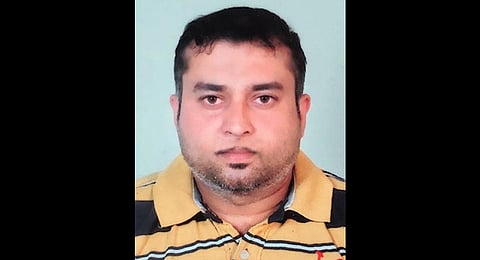 Sketch of Sanu Mohan released by police.