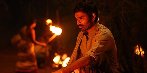 A still from Dhanush-starrer 'Karnan'.