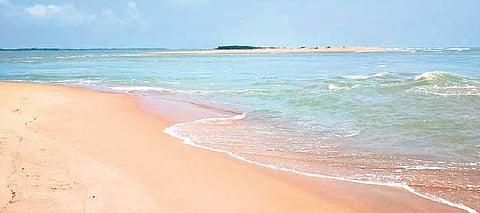 The new mouth at Chilika lagoon. (File photo | EPS)