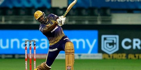 KKR all-rounder Andre Russell (Photo | PTI)