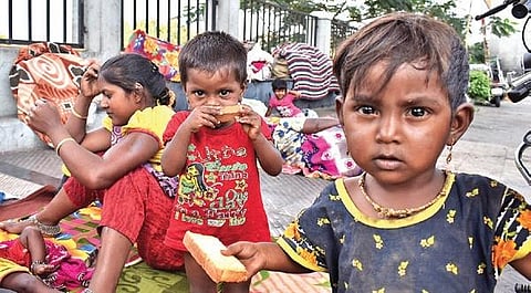 Homeless children (File photo | EPS/S Senbagapandiyan)