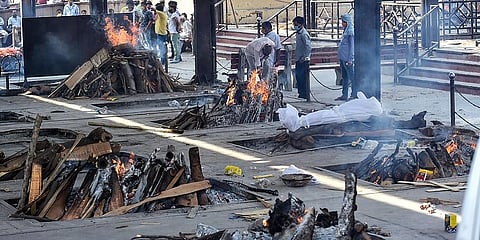 Nigambodh Ghat in New Delhi.