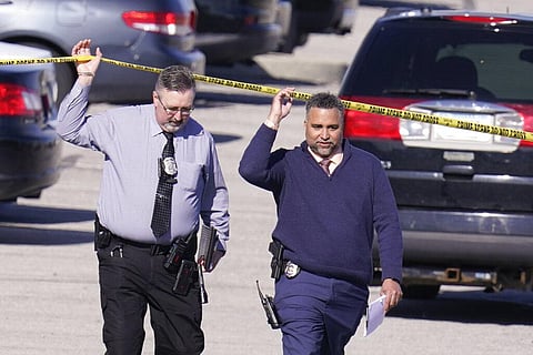 Detectives work the scene where multiple people were shot at the FedEx Ground facility early Friday morning, April 16, 2021, in Indianapolis. (Photo | AP)