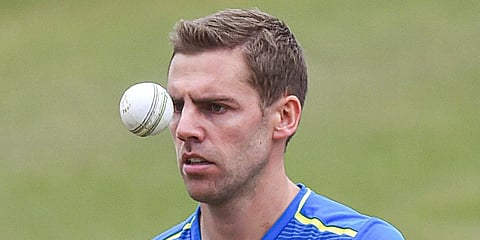 Delhi Capitals pacer Anrich Nortje (Photo | PTI)