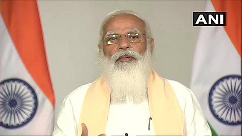 PM Narendra Modi addresses the nation. (Photo | ANI)