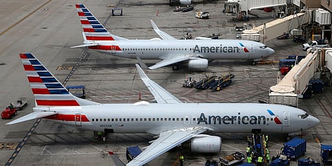 American Airlines planes are parked on the tarmac at Phoenix Sky Harbor International Airport in Phoenix. (Representational image)