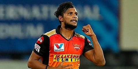 Sunrisers Hyderabad pacer T Natarajan (Photo| Instagram)