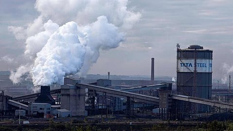 Tata Steel plant in England.