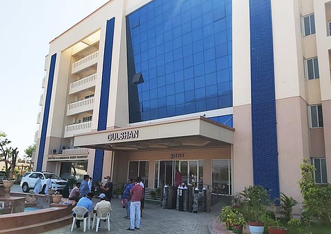 Covid treatment centre of Bramahakumaris at Abu Road. (Photo | Special arrangement)