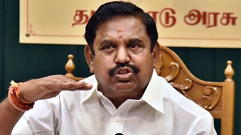 AIADMK leader Edappadi K Palaniswami