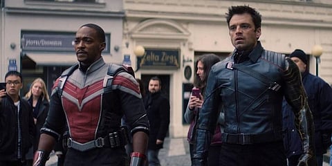 A still from 'The Falcon and The Winter Soldier'.