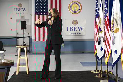 US Vice President Kamala Harris (Photo | AP)