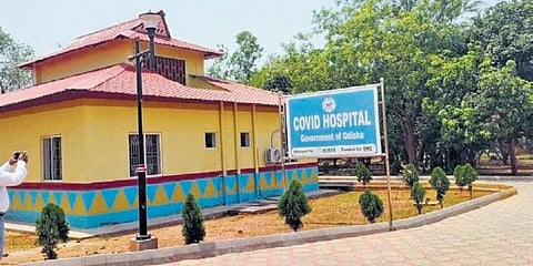 A COVID hospital at Bankisole. (Photo | EPS)