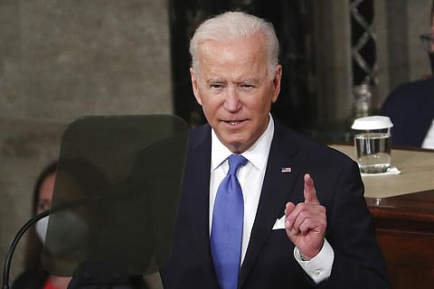 American President Joe Biden (Photo | AP)