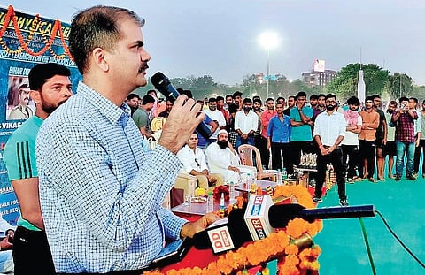 Vikas Vaibhav, Inspector General currently posted as special secretary (home department) in Bihar.