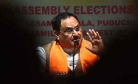 BJP National president JP Nadda. (Photo | Ashwin Prasath, EPS)