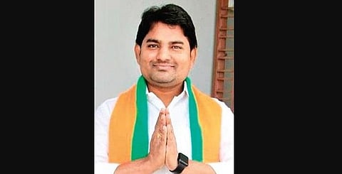 BJP candidate Dr Panugothu Ravi Kumar Naik