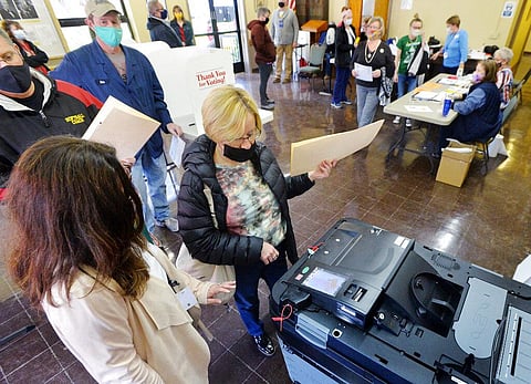 Voting during US elections. (Photo | AP)