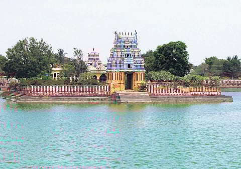 Krishna is all-important in this temple