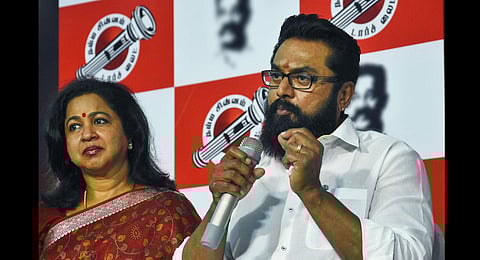 Radhika and Sarathkumar (Photo | EPS)