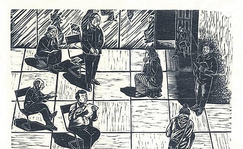 Treibor Mawlong, Somewhere, Elsewhere, Here, by Vadehra Art Gallery