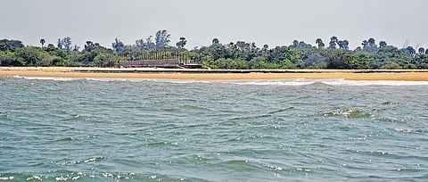 A view of the submerged bridge near Sriharikota | shiba Prasad sahu