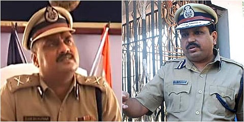 Sudesh Kumar (L) and Kerala Financial Corporation MD Tomin Thachankary are the frontrunners to become the next state police chief. (File photo| EPS)