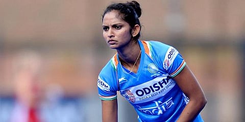 Indian women's hockey team forward Navjot Kaur (Photo | Hockey India)