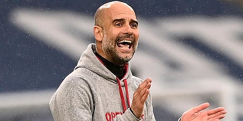 Manchester City manager Pep Guardiola (Photo | AP)