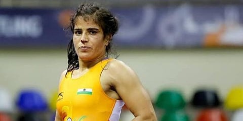 Indian wrestler Seema Bisla (Photo | SAI Media Twitter)