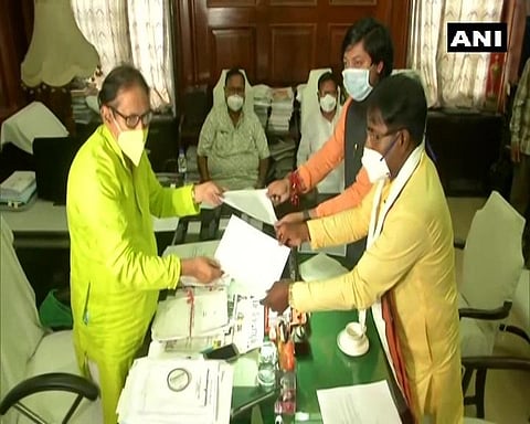 Sarkar and Pramanik, MPs of Ranaghat and Cooch Behar respectively, went to the assembly and submitted their resignation letters to Speaker Biman Banerjee.