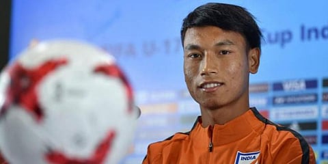 Former India U-17 FIFA World Cup captain Amarjit Singh Kiyam (Photo | PTI)