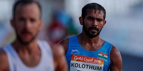Indian race-walker KT Irfan (Photo | AFI Twitter)