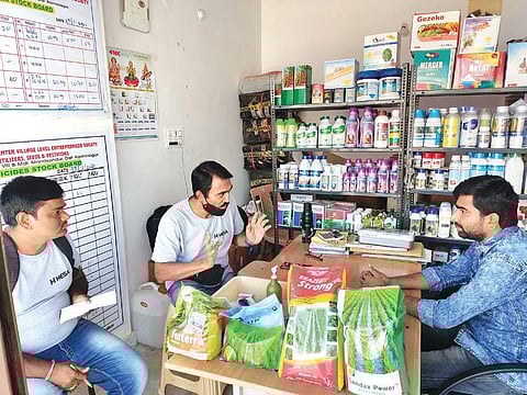 The Hesaathis at work