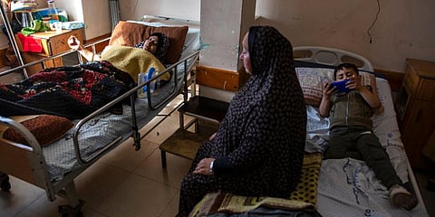 Shifa hospital in Gaza City (Photo | AP)
