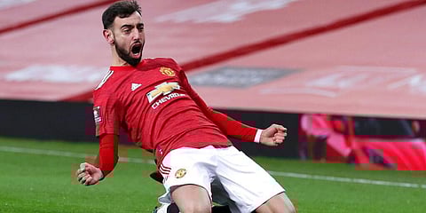 Manchester United midfielder Bruno Fernandes (File photo| AP)